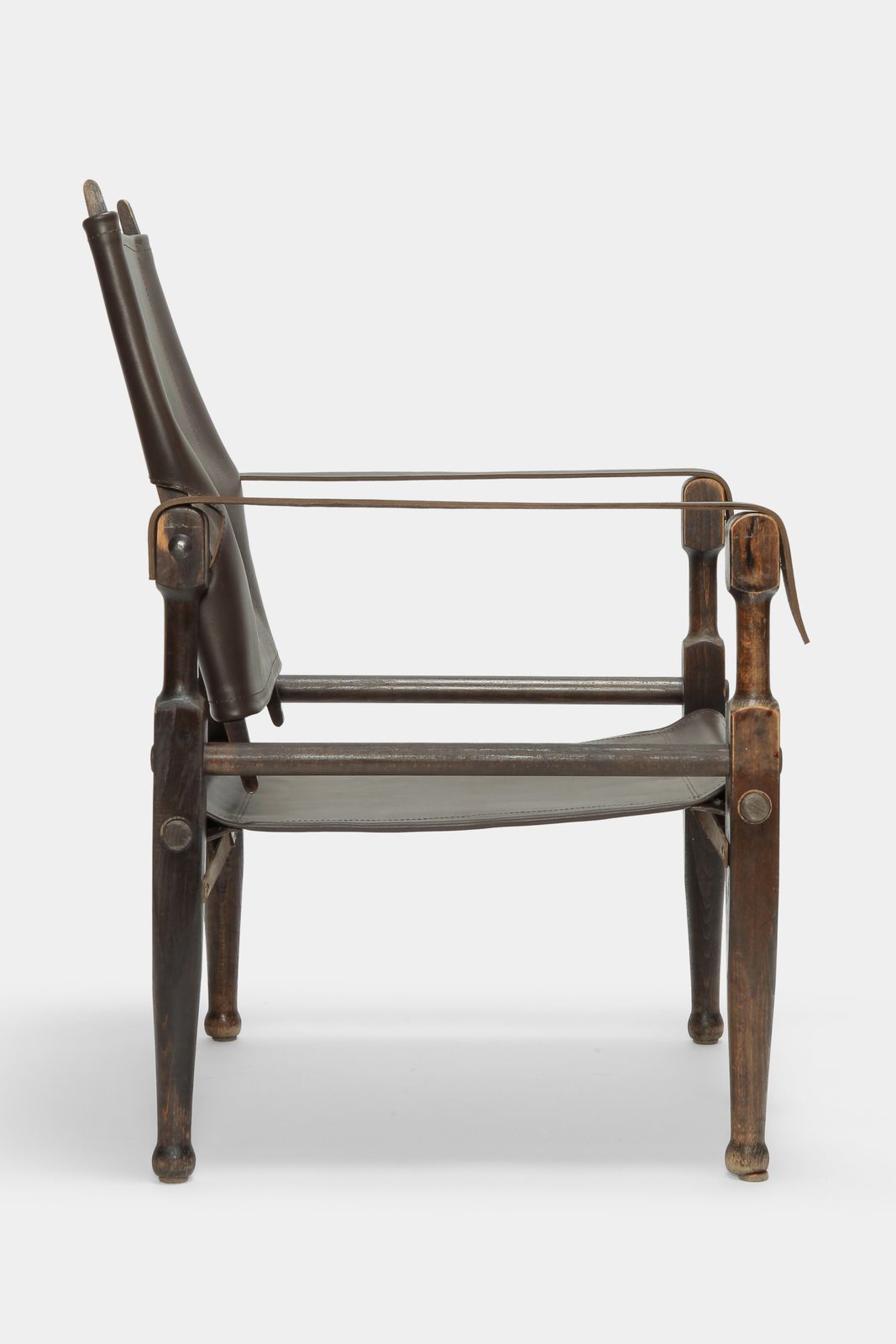 Kienzle Safari Chair By Wohnbedarf, With New Leather, 50s photo vinterior