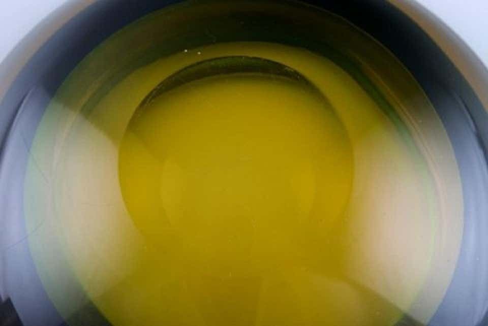 Murano Bowl In Mouth Blown Art Glass In Amber And Green Yellow Shades, 1960s photo 365.0