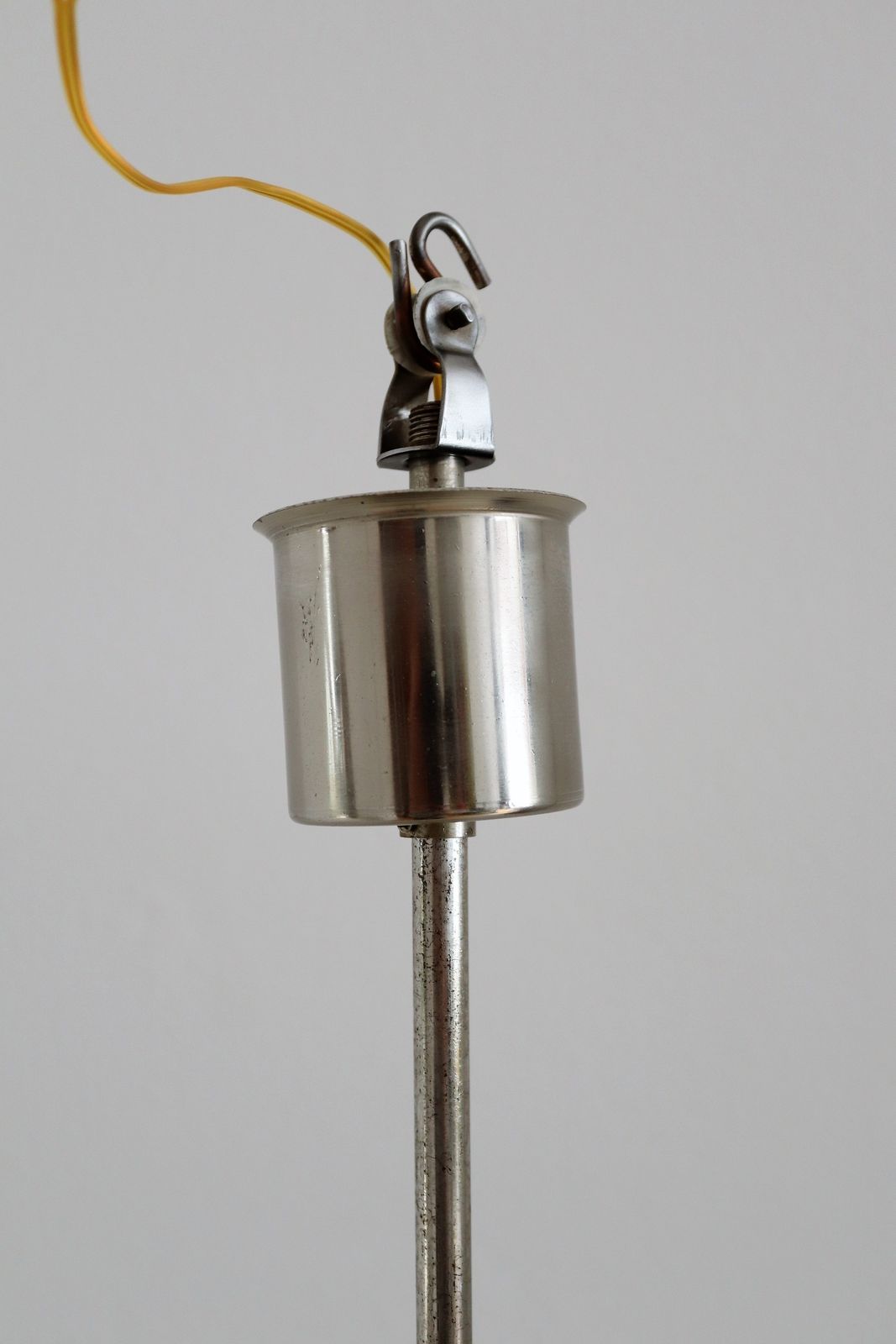 photo vinterior Midcentury Barovier Toso Murano Ice Glass Chandelier With Chrome Frame, 1960s
