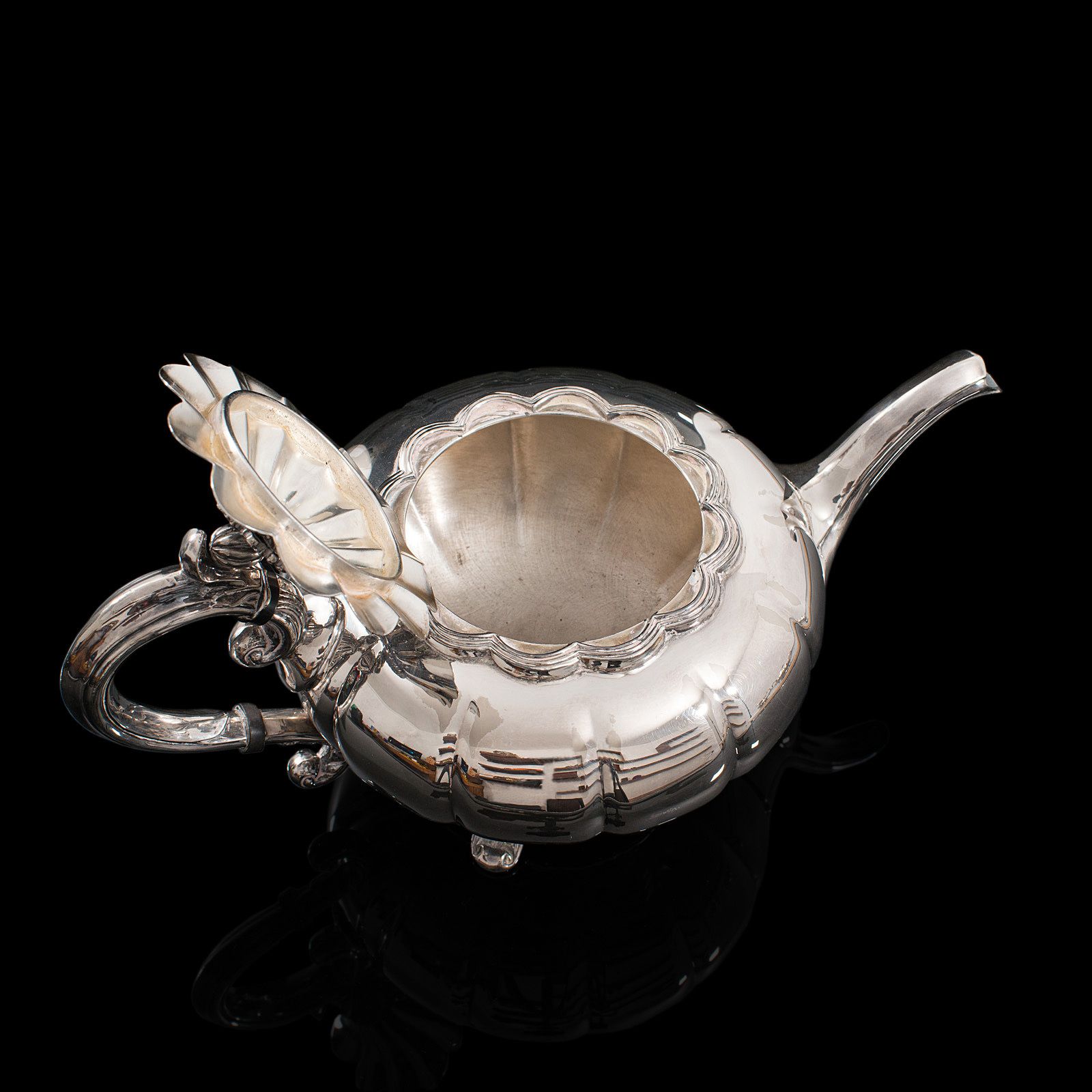 Vintage Tea Service, English, Silver Plated, Teapot, Dish, Viners Of Sheffield photo 475.0