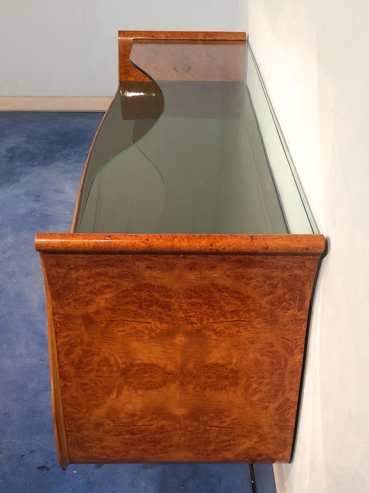Italian Mid Century Modern Chest Of Drawers In Birch Briar Root, 1950s photo buy
