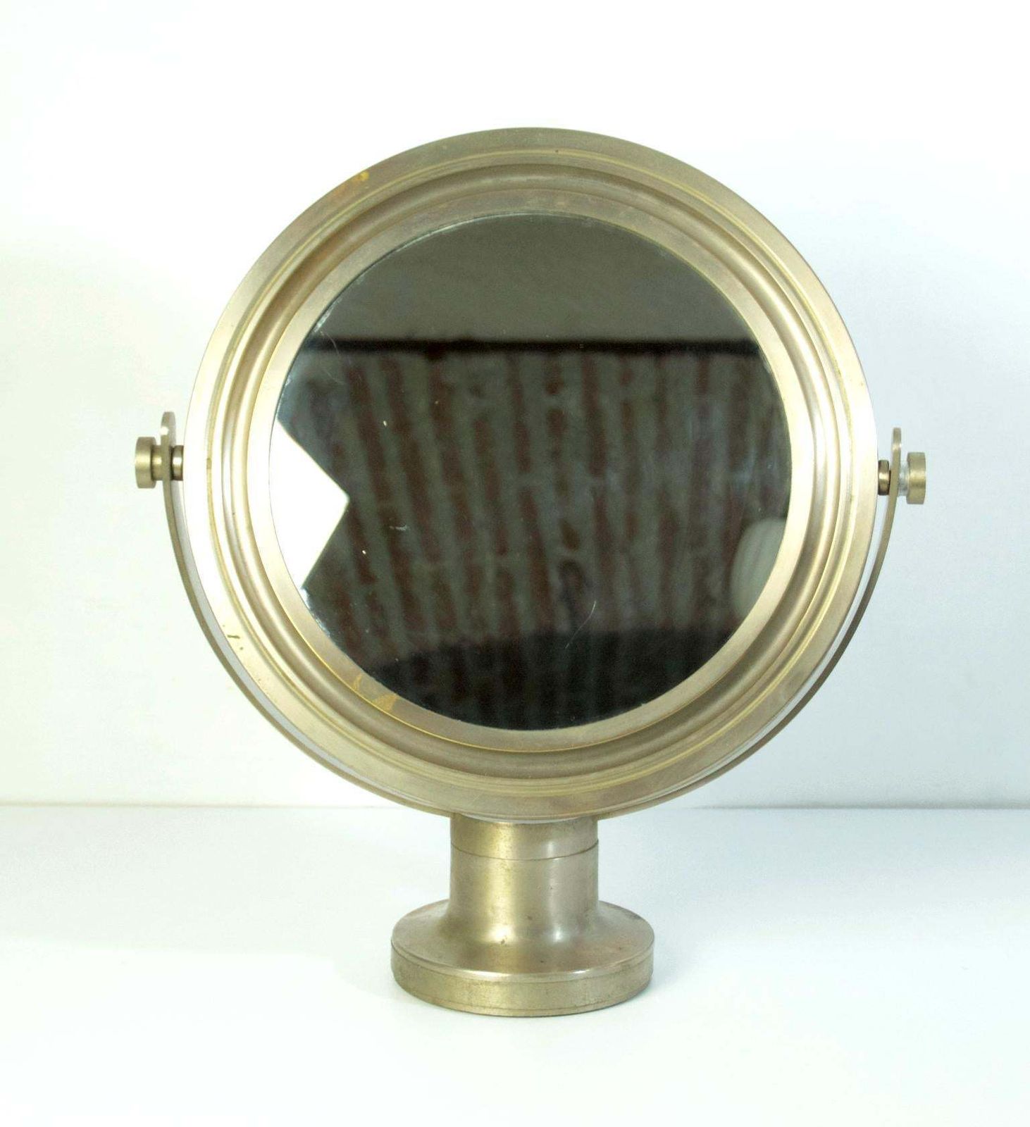 Midcentury Sergio Mazza Table Mirror "Narciso" For Artemide, Italy photo furniture