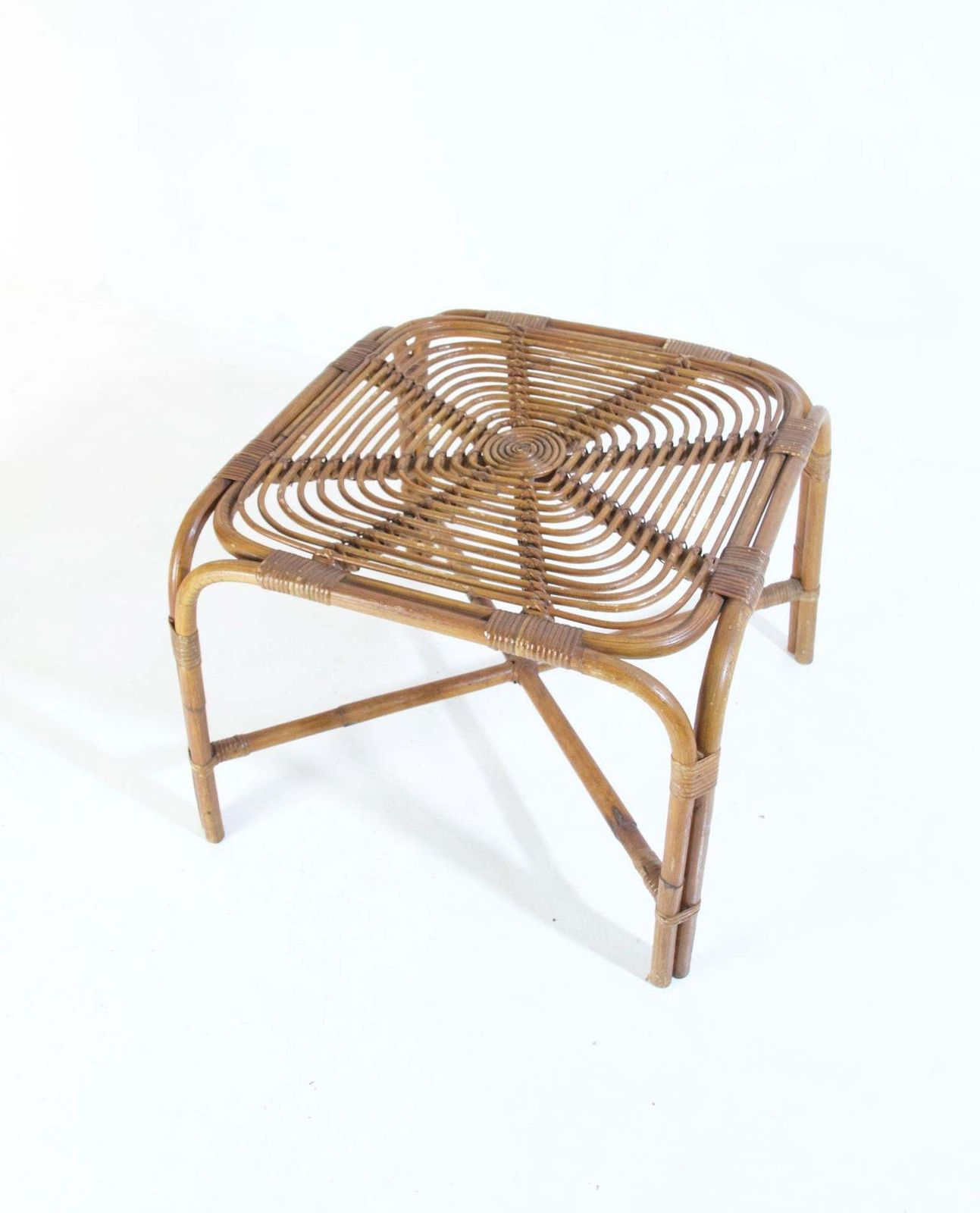 Midcentury Bamboo Table In The Style Of Franco Albini, Italy photo furniture