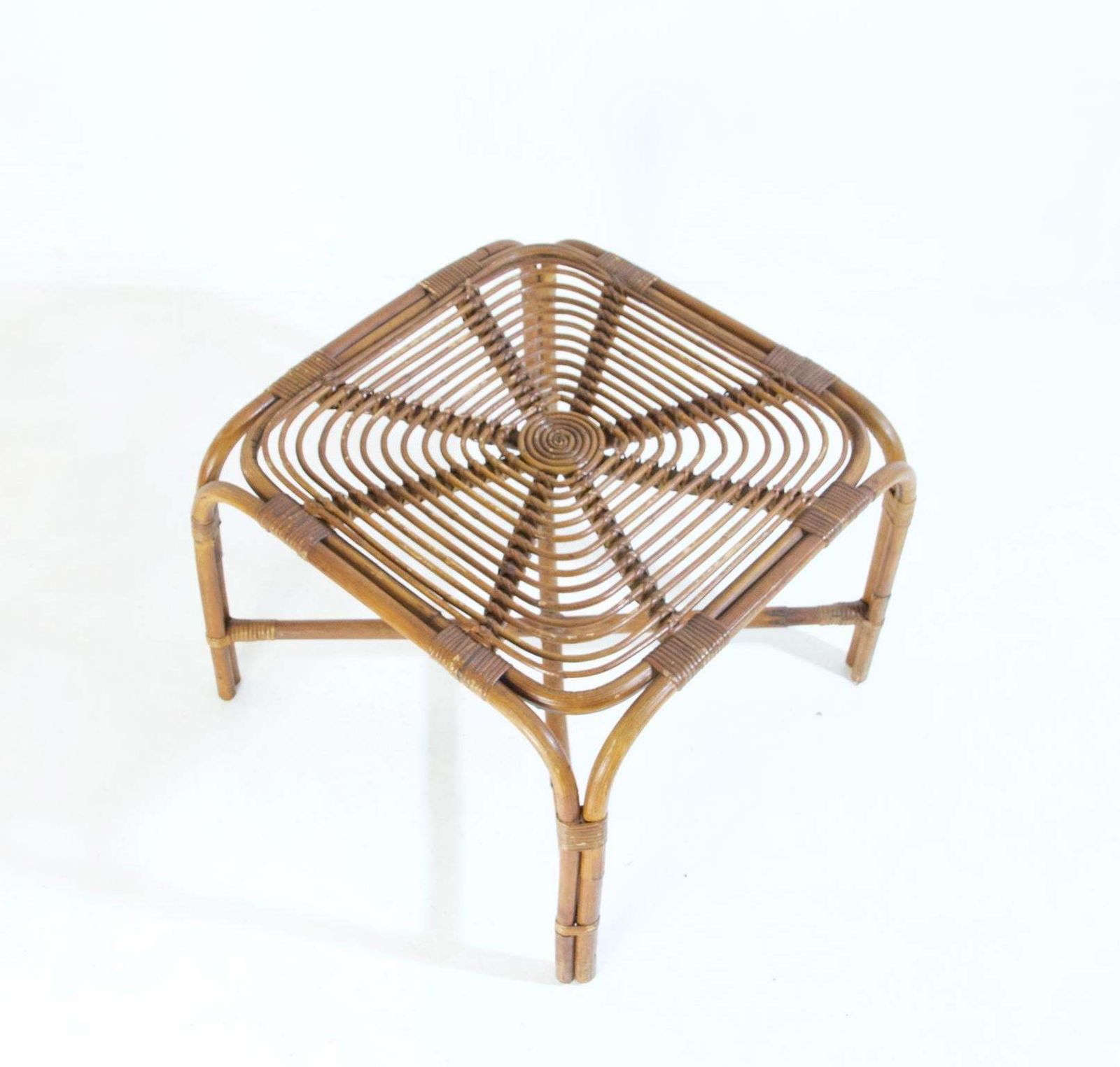 Midcentury Bamboo Table In The Style Of Franco Albini, Italy photo 907.0