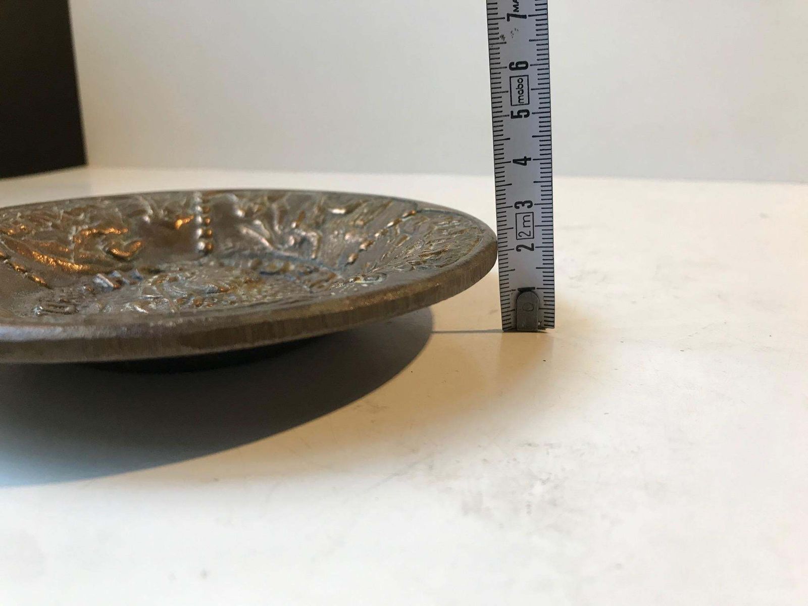 Hans Christian Andersen Bronze Dish With Fairy Tales, 1920s photo buy