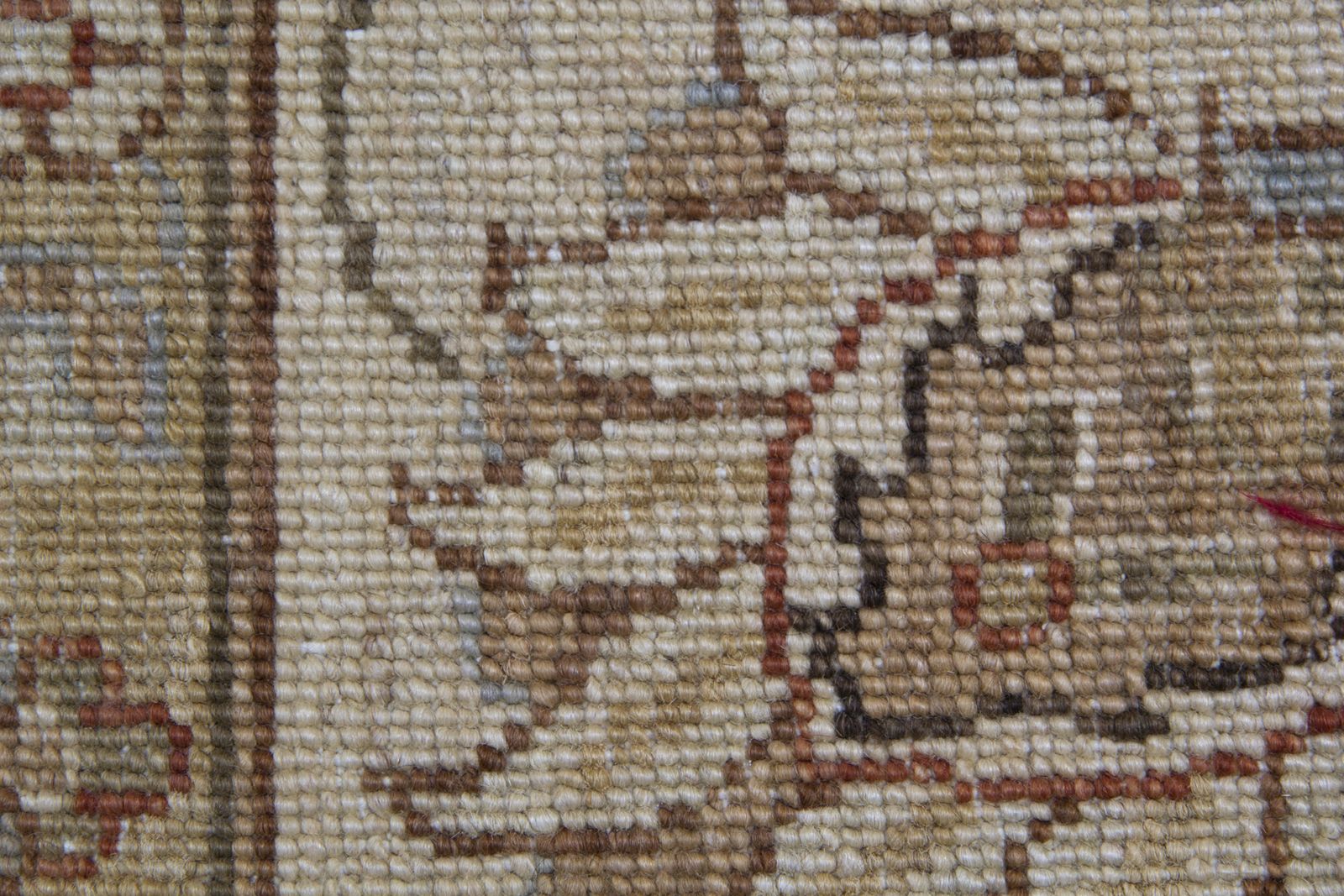 Unique Cream Brown Ziegler Carpet, Handwoven Oriental Floral Area Rug 165x251cm photo Textiles