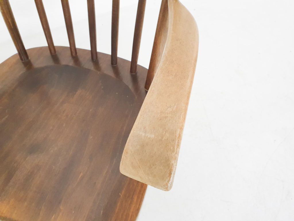 Scandinavisch Moderne Fauteuils Met Spijlenrugleuning, Ca. Jaren 1960 photo buy