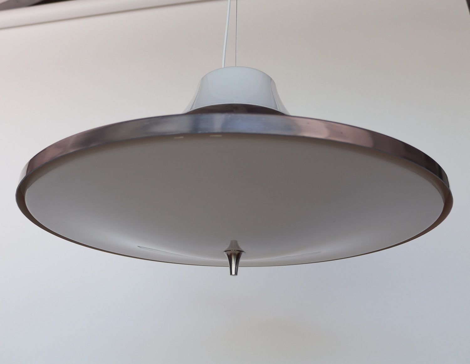 Italian Midcentury Plexiglass Pendant Lamp, 1960s photo buy