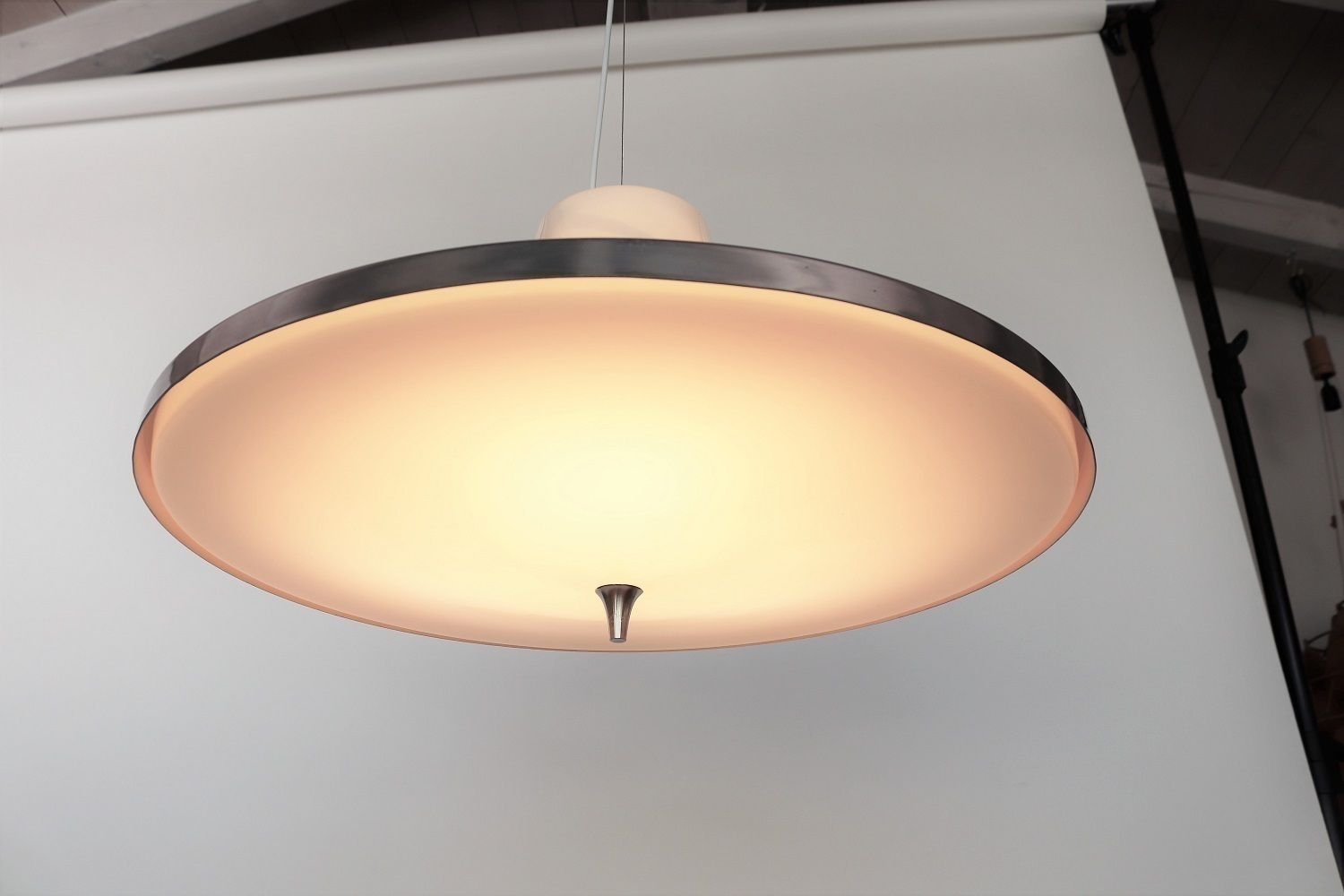 Italian Midcentury Plexiglass Pendant Lamp, 1960s photo vintage