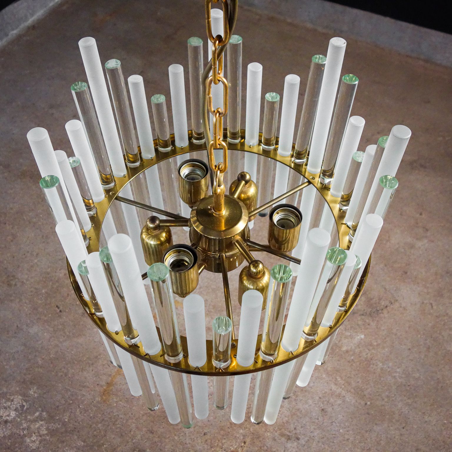 Christoph Palme Design Hanglamp Glazen Pegels Jaren 1960 photo Verlichting