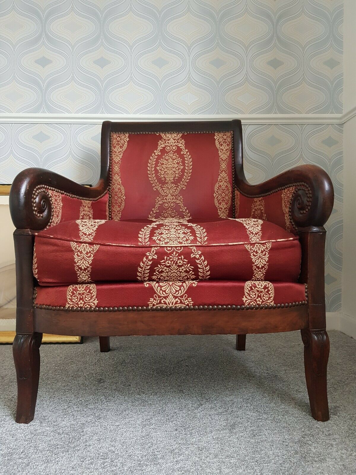A Superb Antique Empire Regency French Armchair Country House photo for sale
