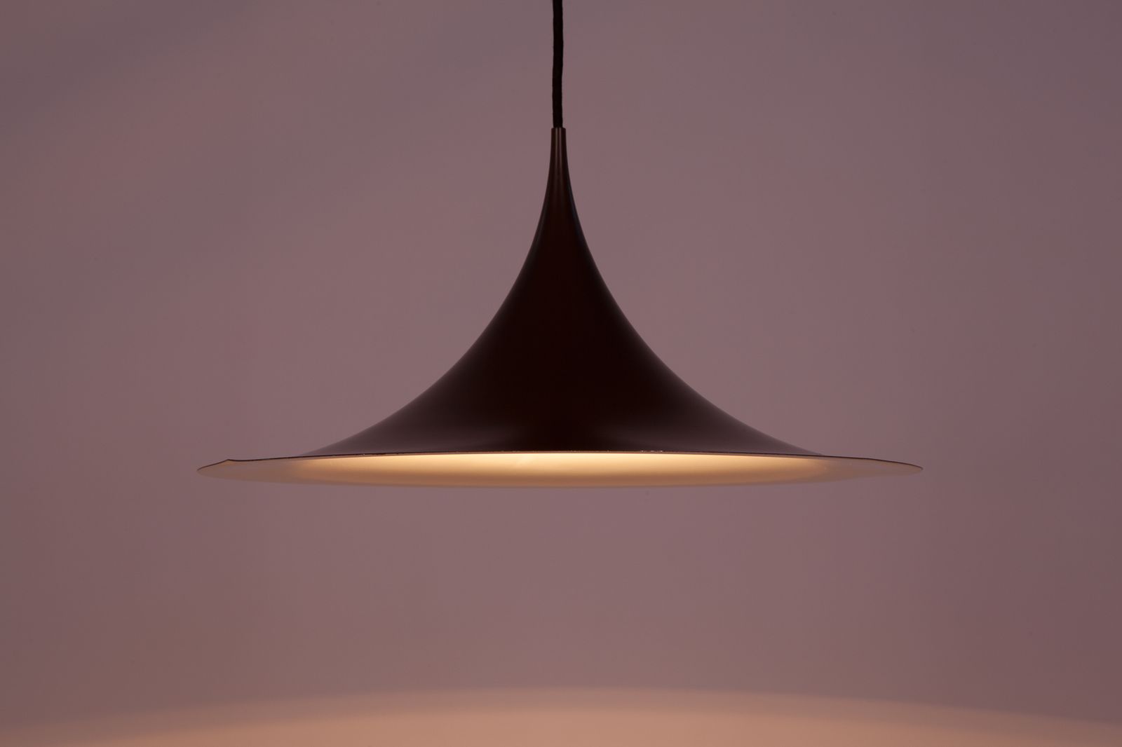 Semi Pendant Lamp By Claus Bonderup & Torsten Thorup For Lyfa, 1970s photo vinterior