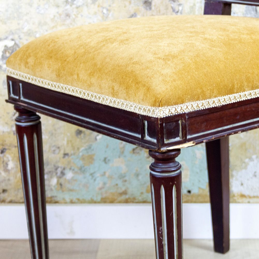 Pair Of Louis XVI Style Chairs, Spain, 1940s photo 465.0