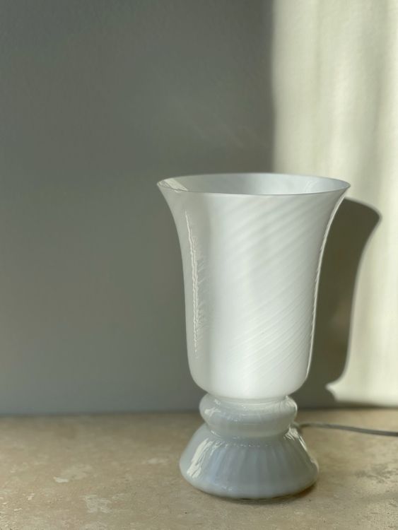Murano Bell Formed Mushroom Table Lamp 1970s