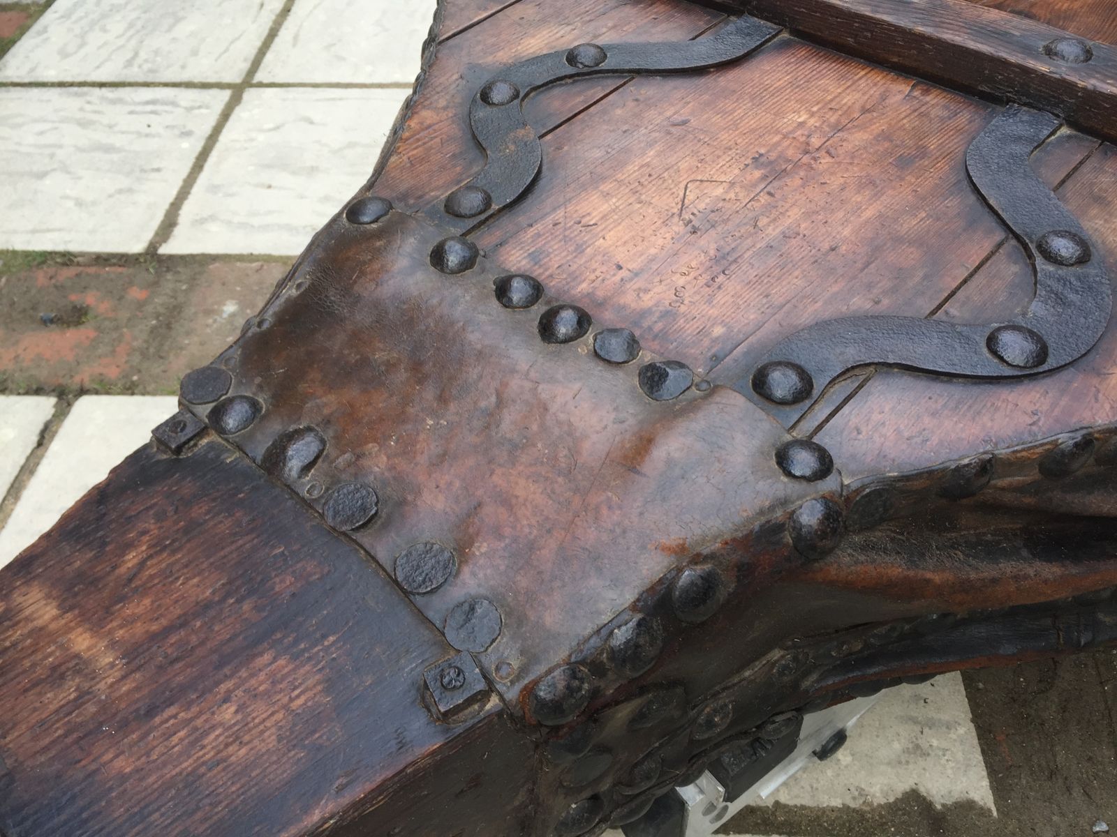 Magnificent Set Of 19th Century Blacksmiths Bellows photo Furniture