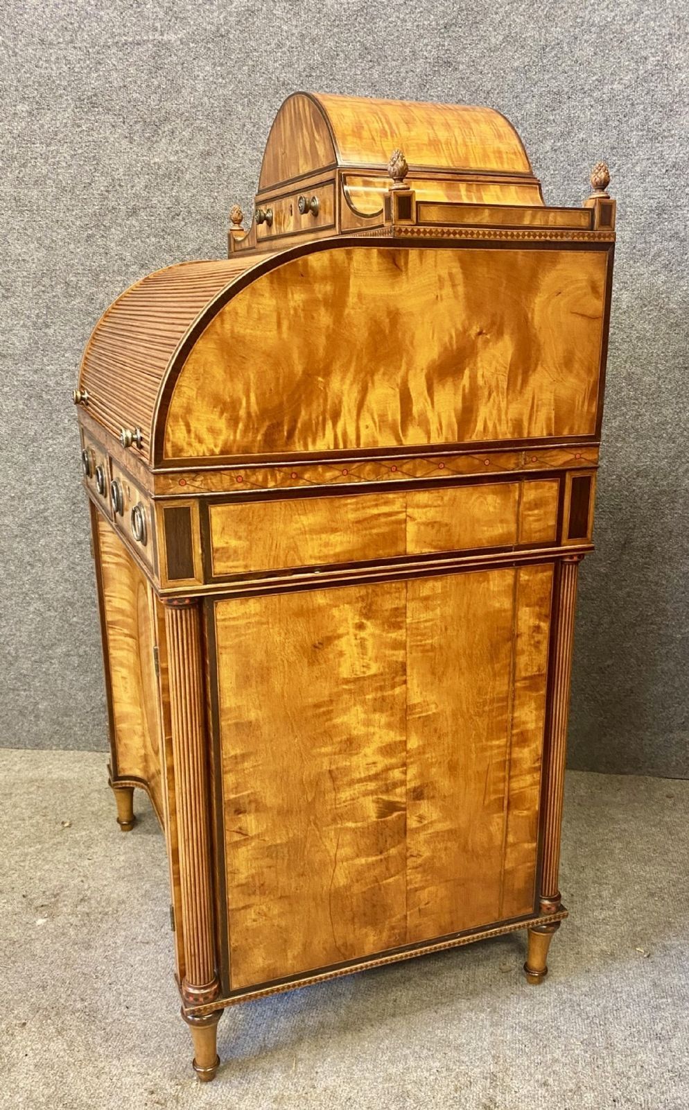 Fine George III Satinwood Ladies Desk photo furniture