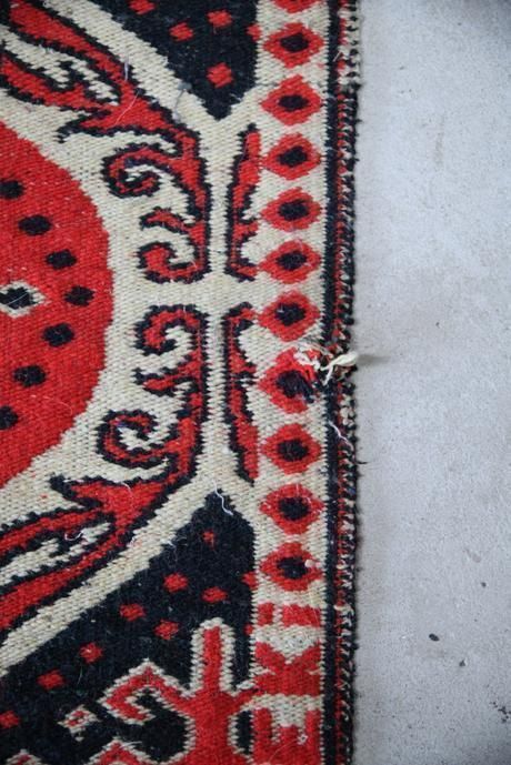 Red Eastern Wool Turkish Flatweave Rug photo buy