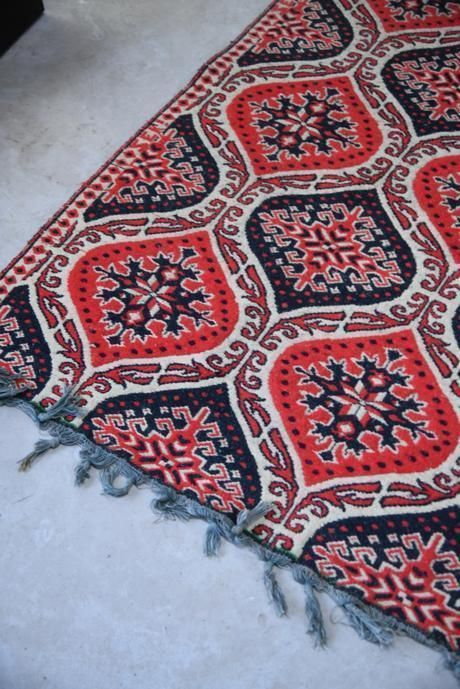 photo for sale Red Eastern Wool Turkish Flatweave Rug