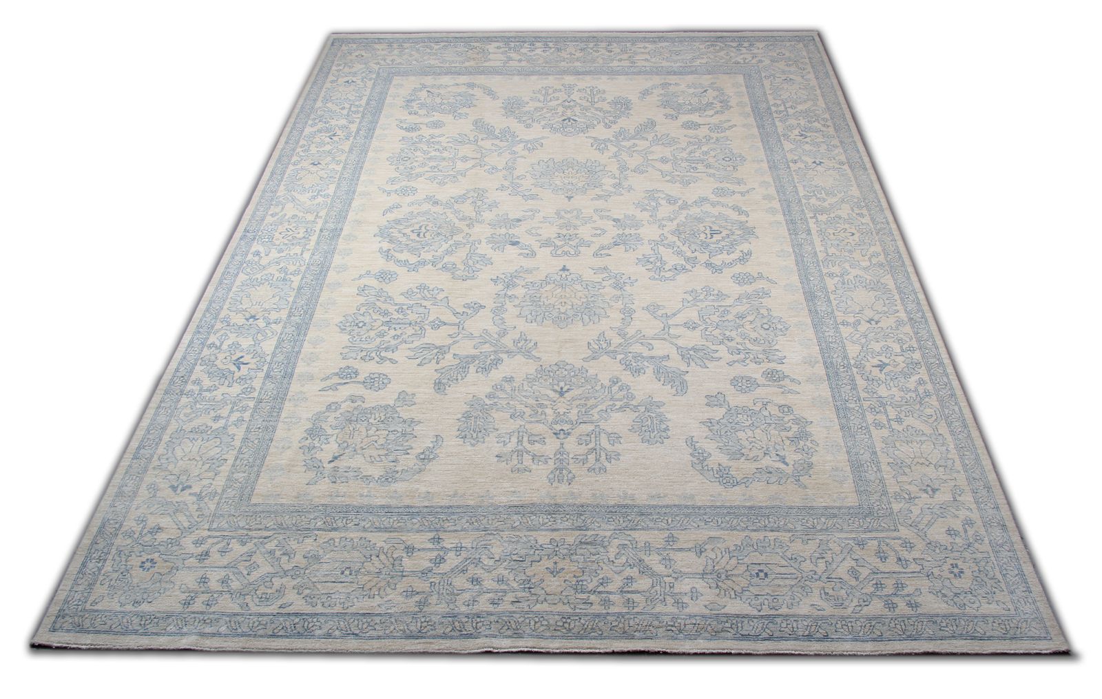 Large Ziegler Sultanabad Rug Handmade Oriental Carpet 307 X 419 Cm photo furniture