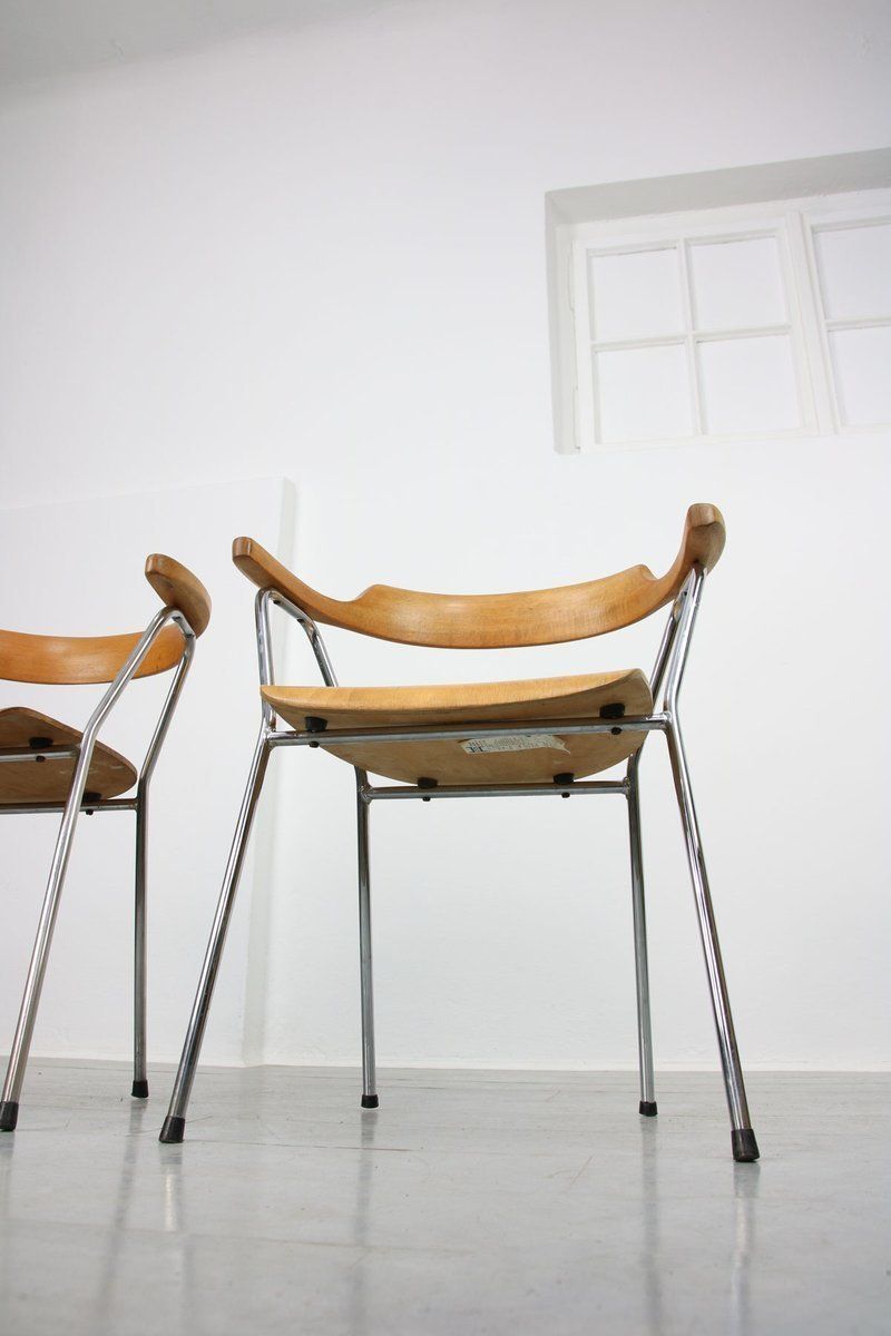 Mid Century 4455 Dining Chairs By Niko Kralj For Stol Kamnik, Set Of 2 photo Furniture