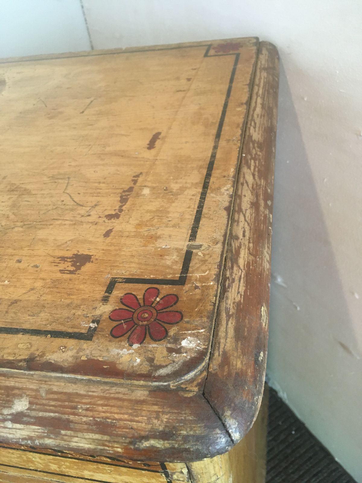 Victorian Original Painted Pine Chest Of Drawers photo buy