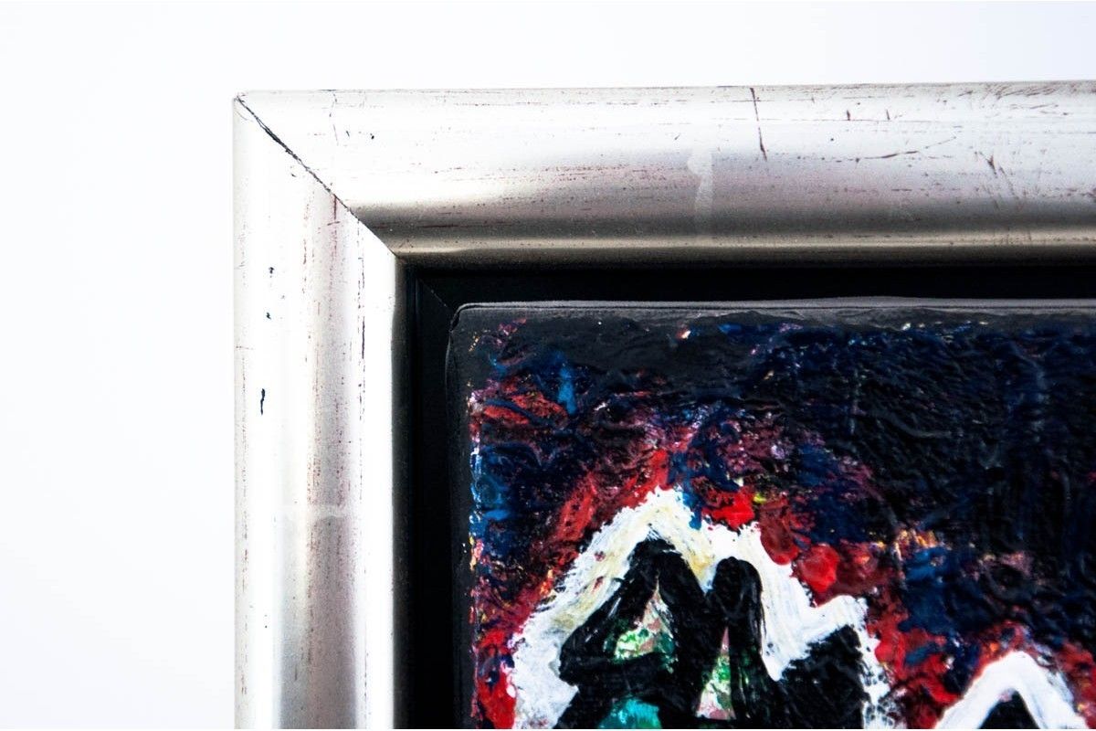 Avant Garde Painting Of The Dog, Northern Europe, Oil On Canvas. photo buy