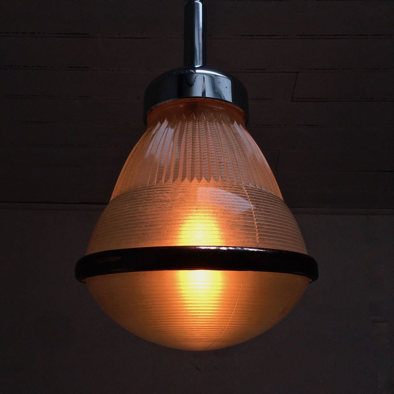 Holophane Pendant Light photo vintage
