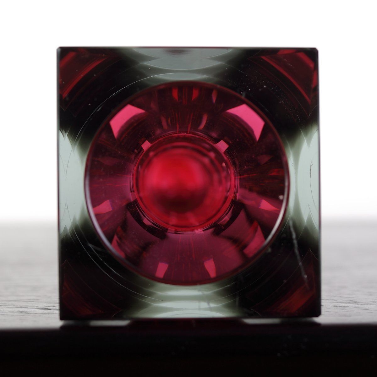 Mid Century Czech Bohemian Glass Exbor Vase By Oldrich Lipsky For Novy Bor photo buy