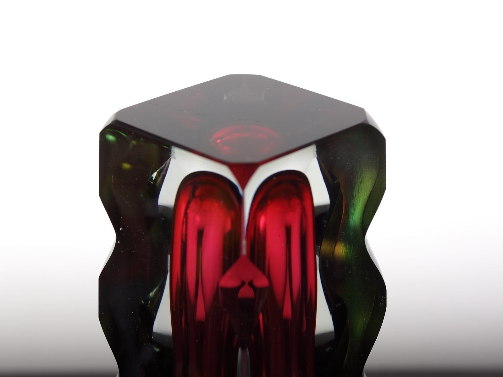 photo furniture Mid Century Czech Bohemian Glass Exbor Vase By Oldrich Lipsky For Novy Bor