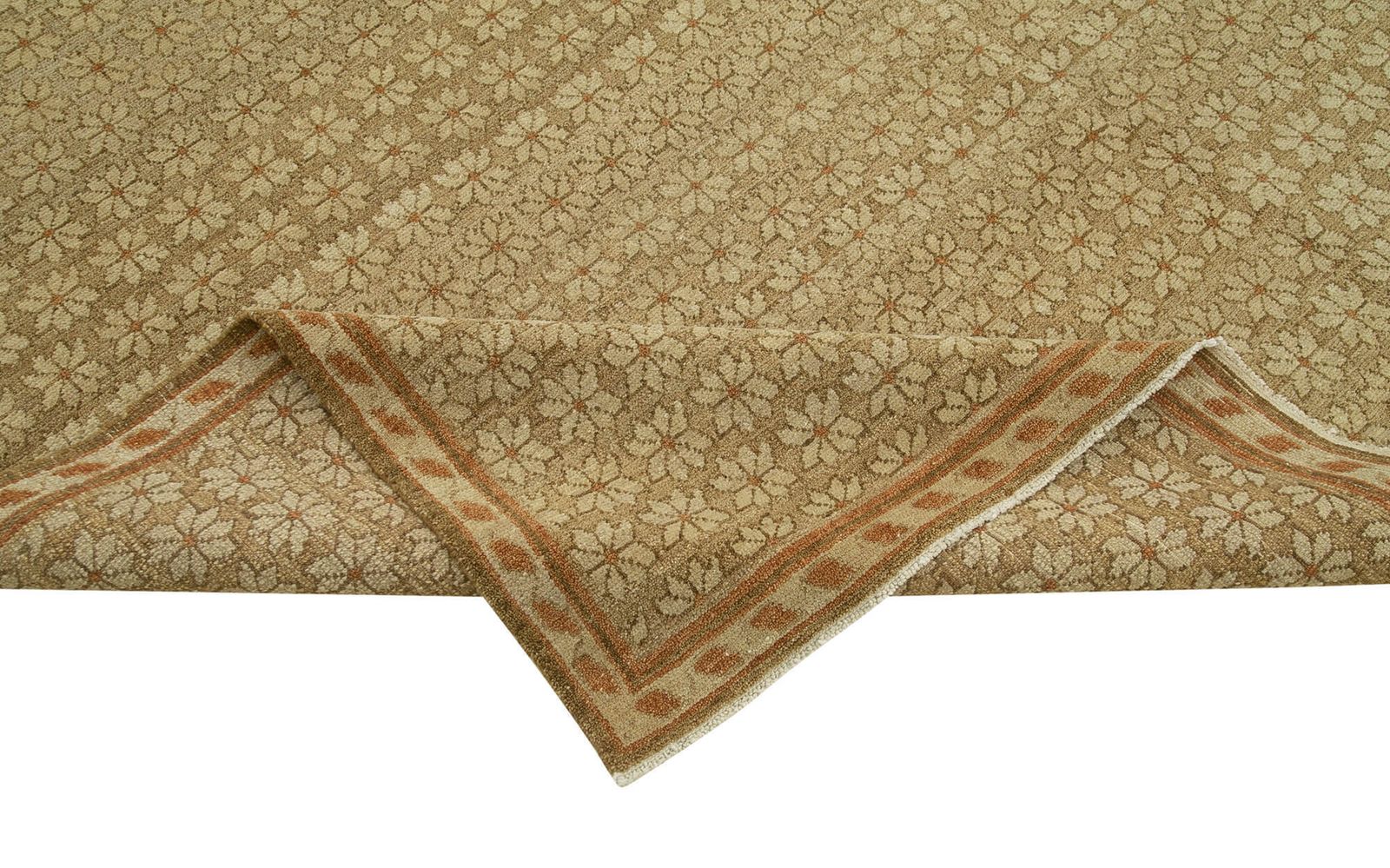 Antique Decorative Beige Oushak Rug photo vinterior