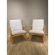 Pair Of Vintage Light Armchairs Tom, Czech 1960 photo furniture