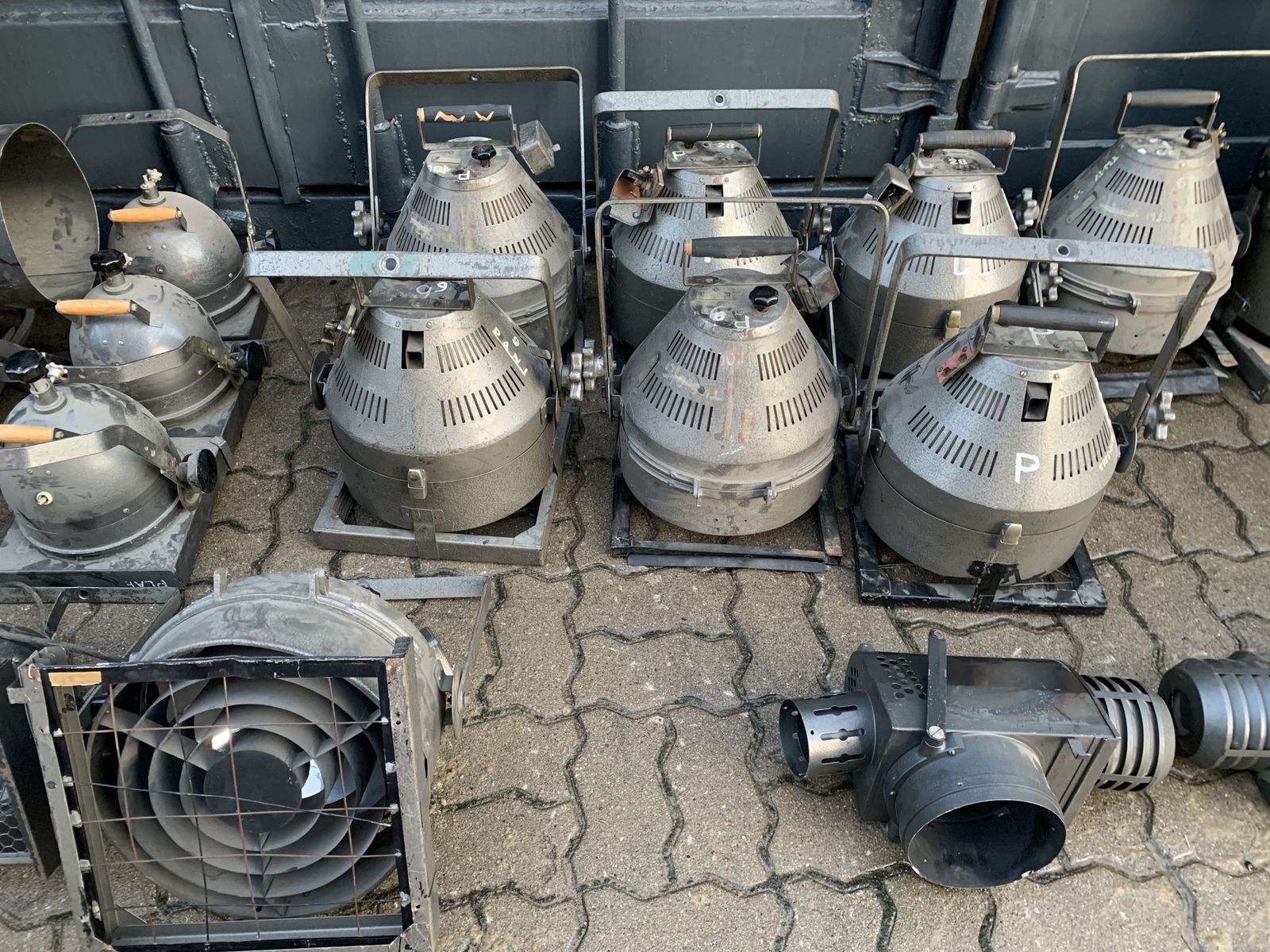 Zestaw 37 Teatr Vintage I Film Spotlights. photo vinterior