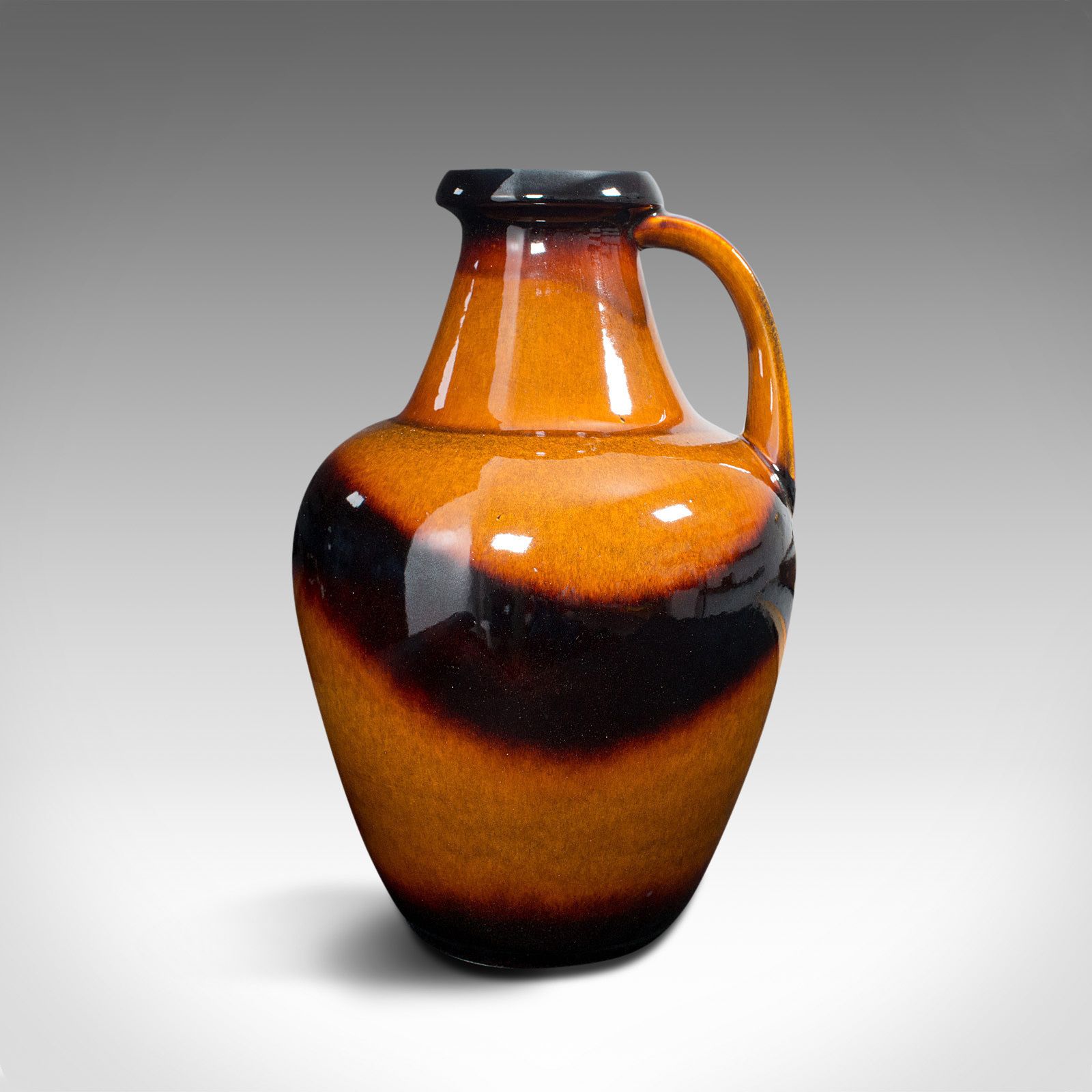 Large Vintage Decorative Amphora, German, Ceramic, Serving Jug, Vase, Circa 1970 photo Home Decor