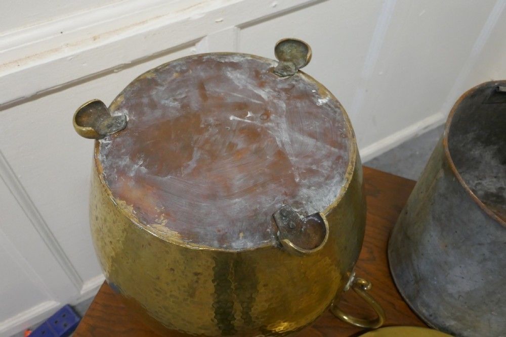 Brass Arts And Crafts Coal Bucket With Lid photo 474.0