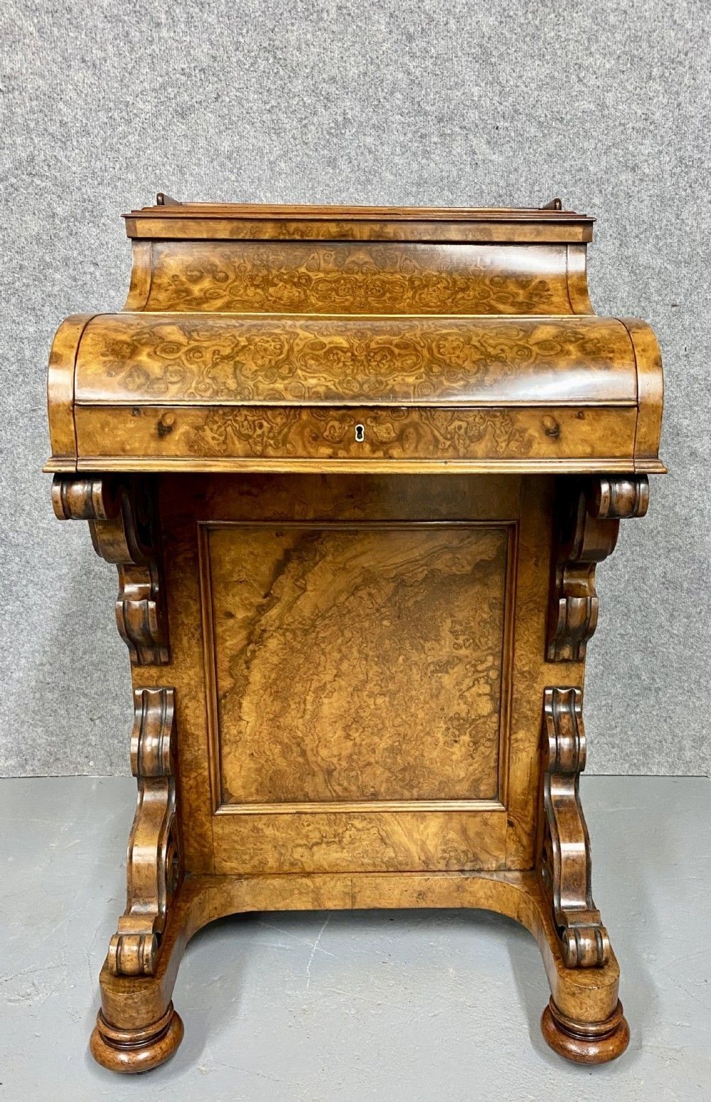 Victorian Burr Walnut Pop Up Davenport photo furniture