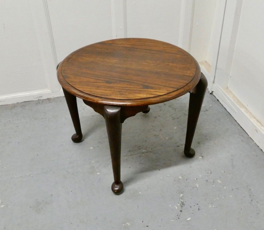 Art Deco Round Oak Coffee Table photo furniture