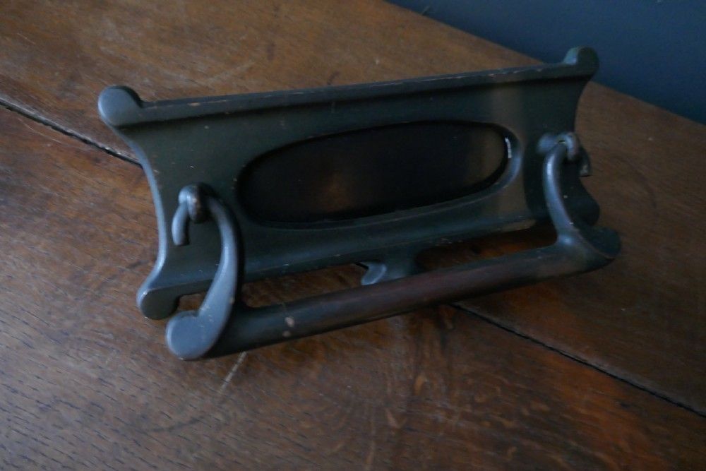 Large Victorian Art Nouveau Bronze Front Door Letter Box With Door Knocker photo furniture