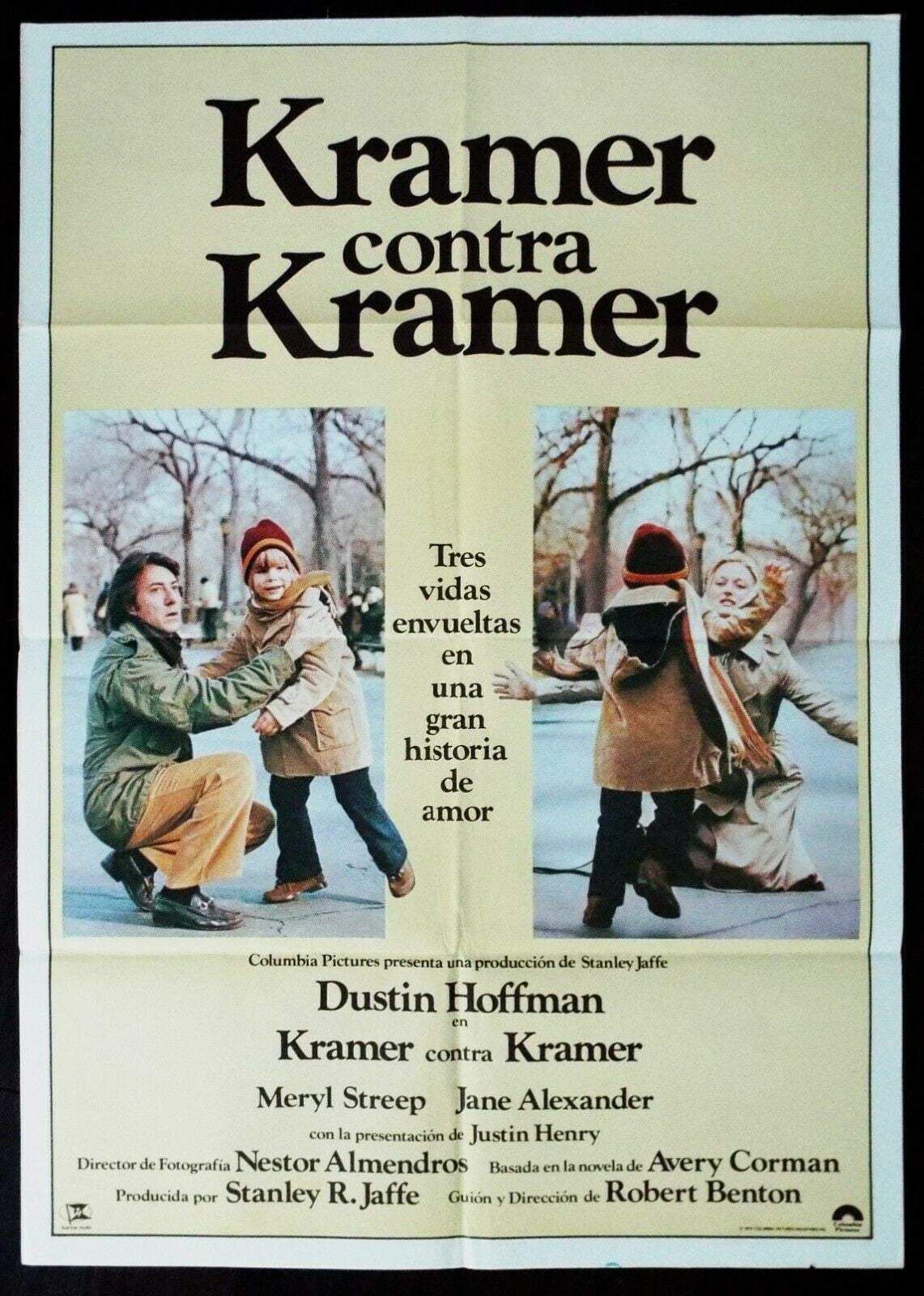 Kramer Vs Kramer (Spanish)   Original Vintage Poster