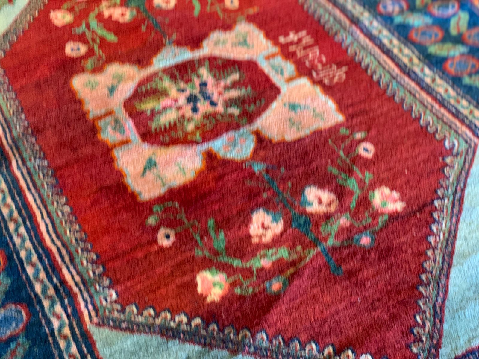 Handwoven Antique Wool Armenian Rug 1880  123x163cm photo buy
