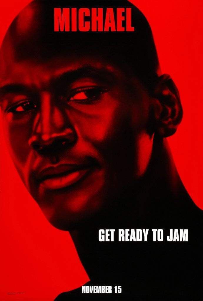Space Jam Michael Jordan   Original Vintage Poster