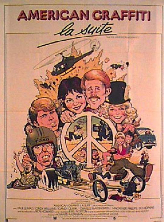More American Grafitti (French)  1979   Original Vintage Poster