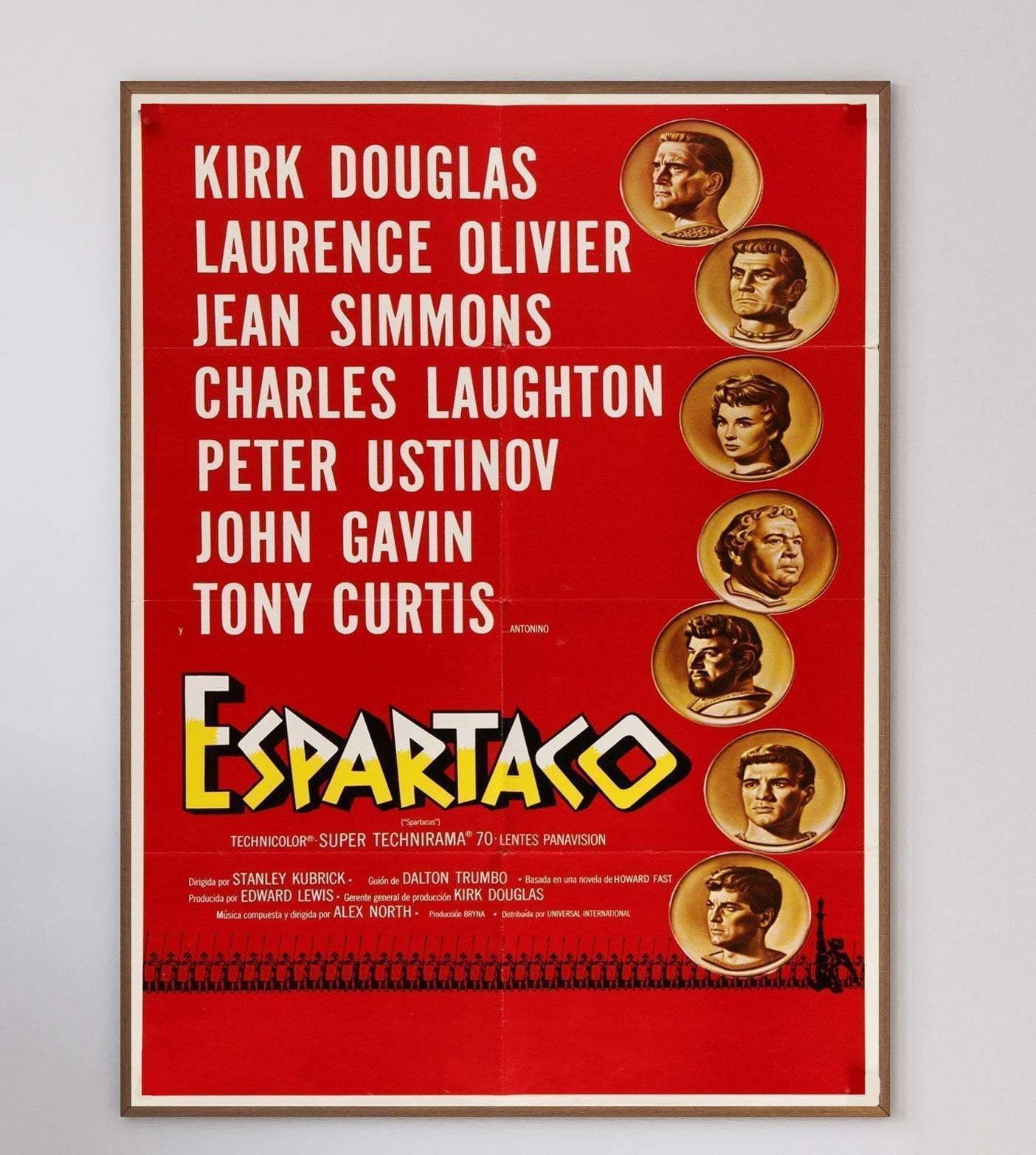Spartacus (Spanish)  1960   Original Vintage Poster photo furniture