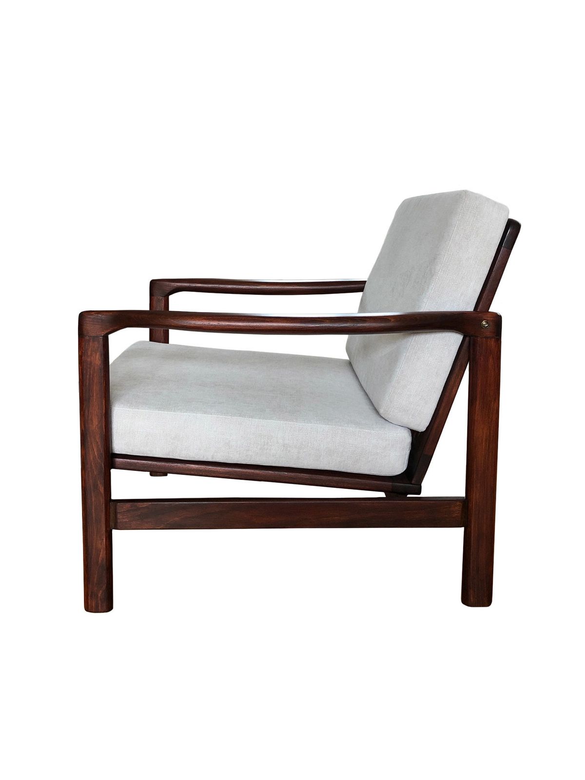 Grey B 7752 Armchairs By Zenon Bączyk For Swarzędzkie Fabryki Mebli, 1960s, Set Of 2 photo Furniture