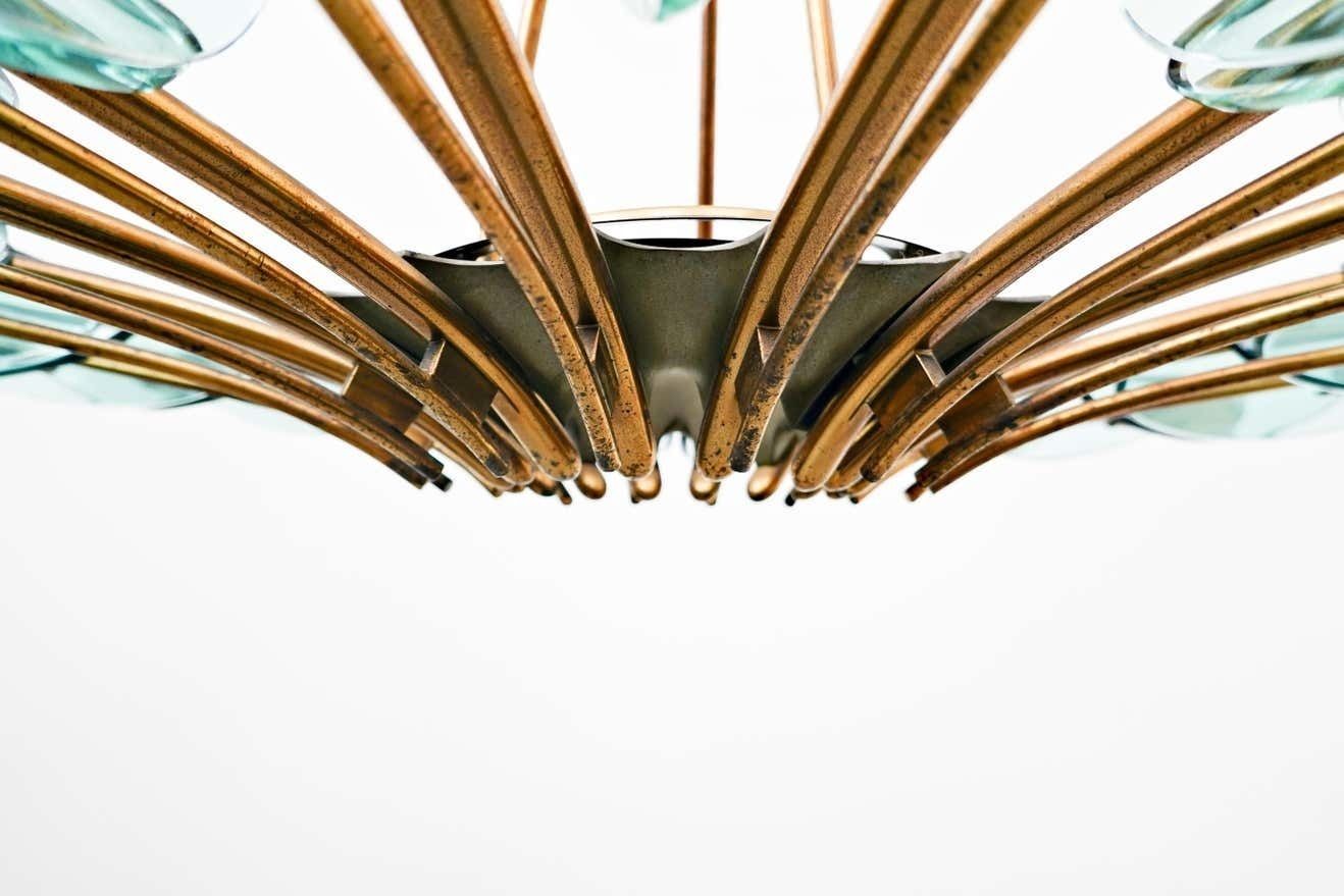 photo furniture Dahlia Chandelier Mod. 1563 A By Max Ingrand For Fontana Arte, Italy, 1950