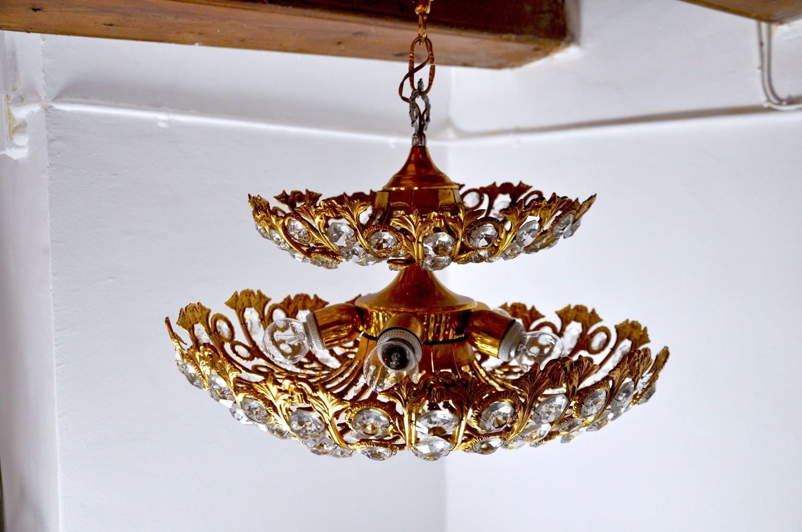 Ernest Palm Lustre For Palwa, 1960, Spain photo for sale