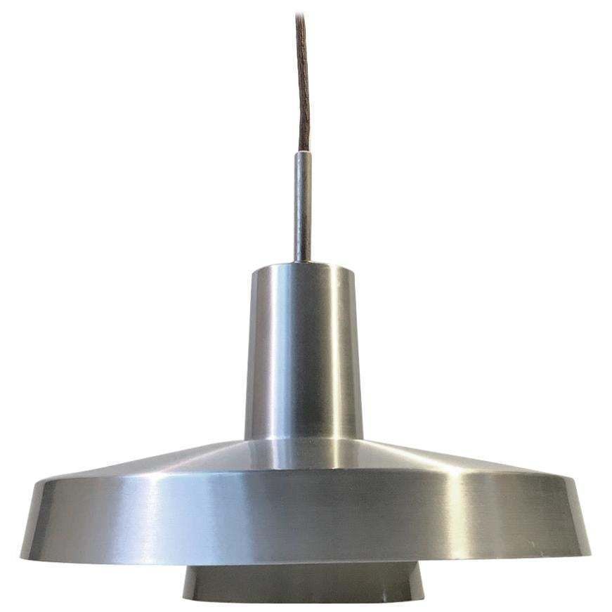 Scandinavian Modern Brushed Aluminium Pendant Lamp By Eva & Niels Koppel, Lyfa photo furniture