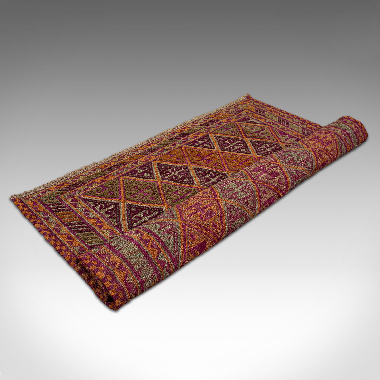 Antique Gazak Rug, Middle Eastern, Nomadic, Tribal, Decorative Carpet, C1900 photo Textiles