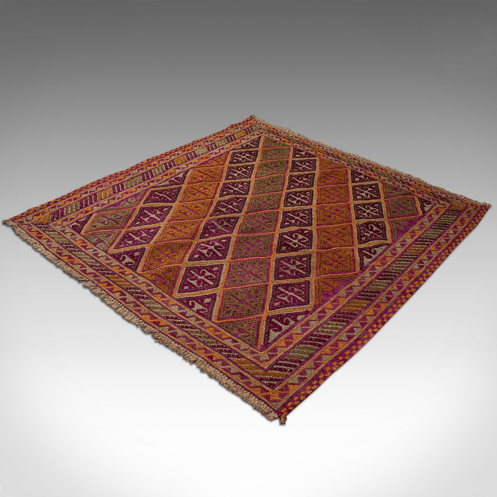 Antique Gazak Rug, Middle Eastern, Nomadic, Tribal, Decorative Carpet, C1900 photo 1495.0