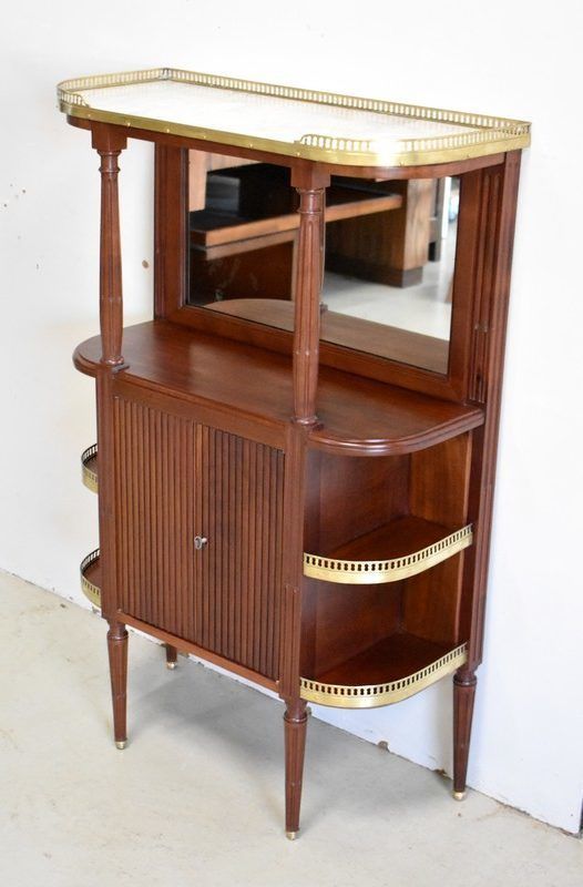 Small Entrance Furniture In Solid Mahogany, Louis XVI Style   1st Part 19th Century photo for sale