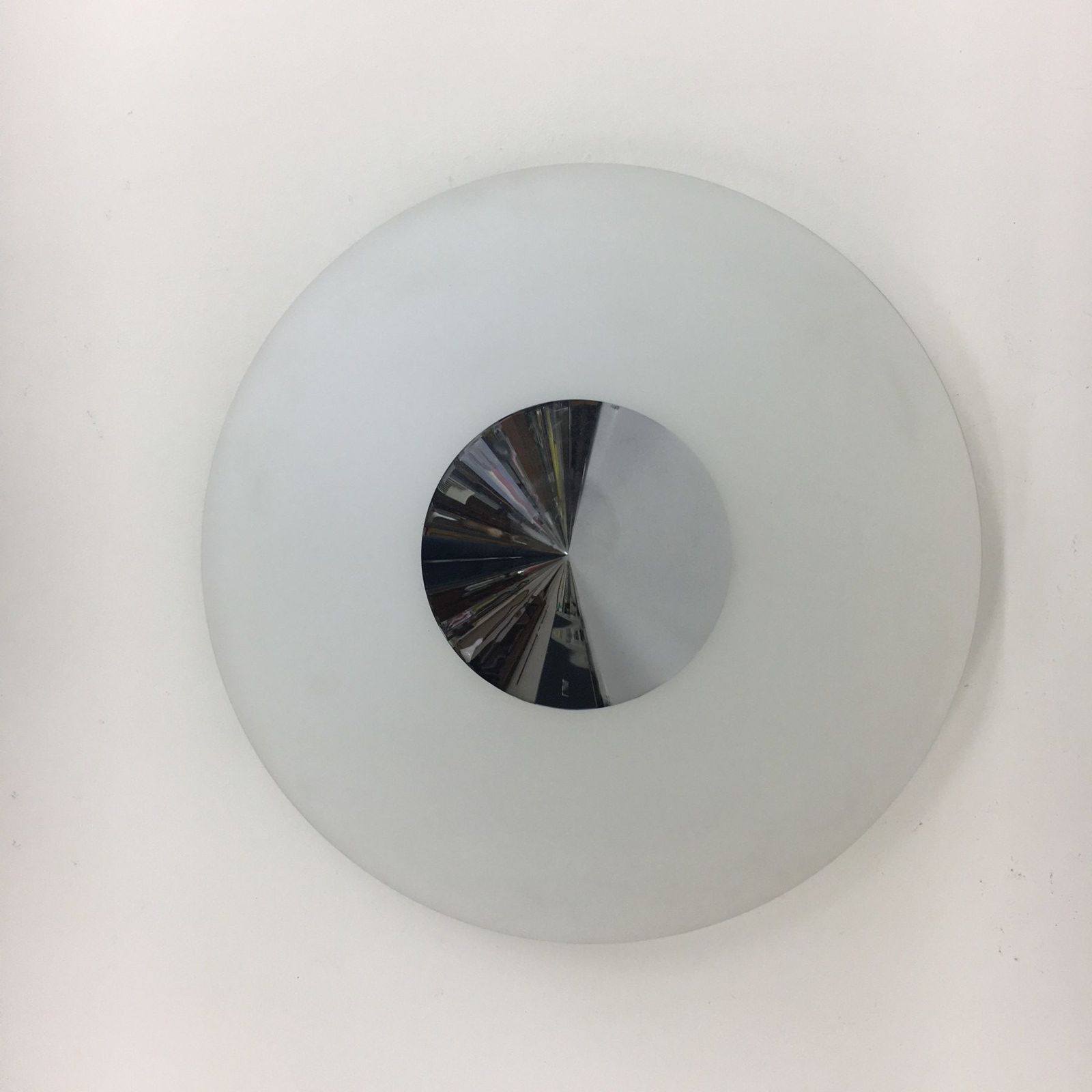 Limburg Glashütte Wand /Plafondlamp, Jaren 1970 photo furniture